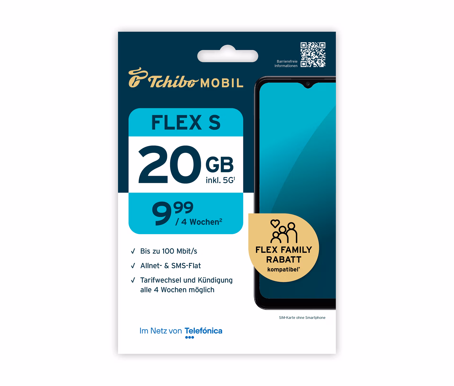 Tchibo - Flex S mit 20 GB - 9,99 €/4 Wochen