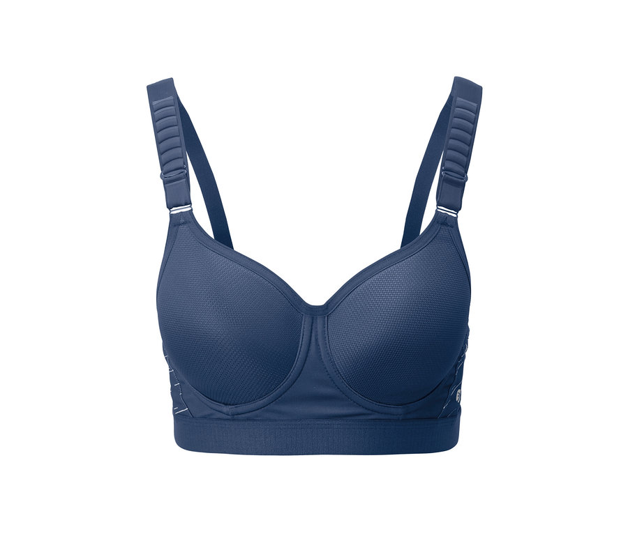 Blauer Sport-BH.