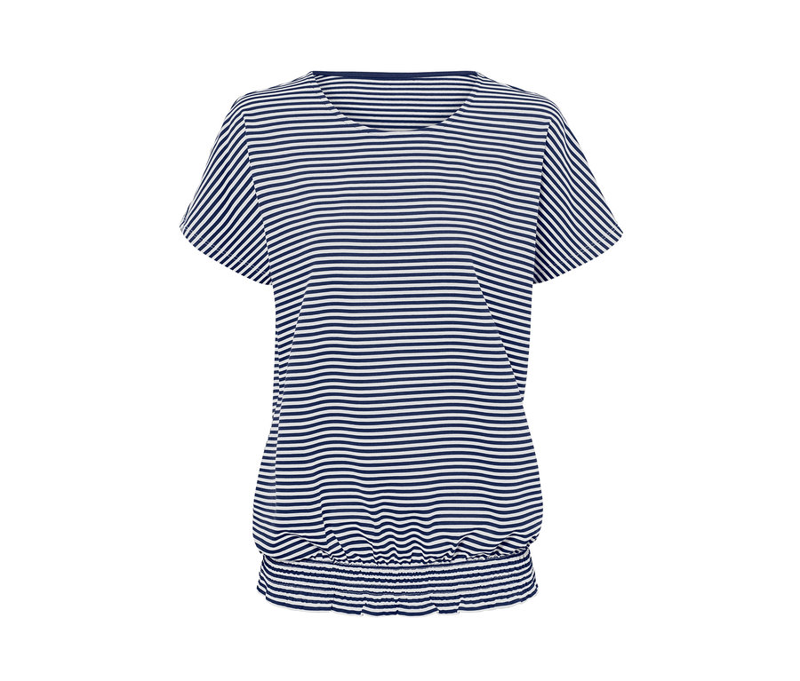 Gestreiftes Kurzarmshirt.