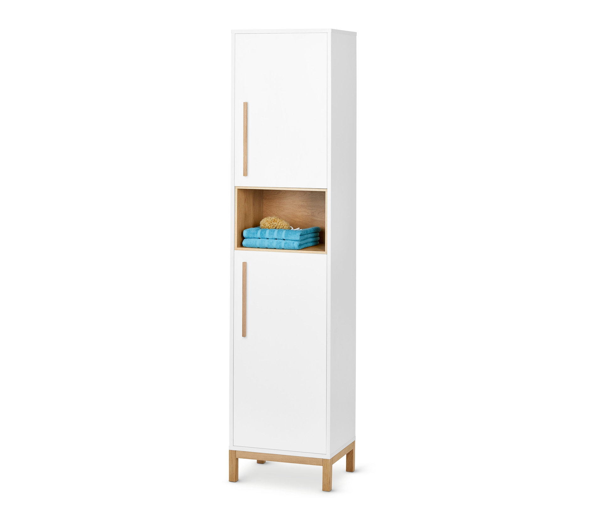Tchibo - Bad-Hochschrank »Eklund« - 45x35x190cm - braun -