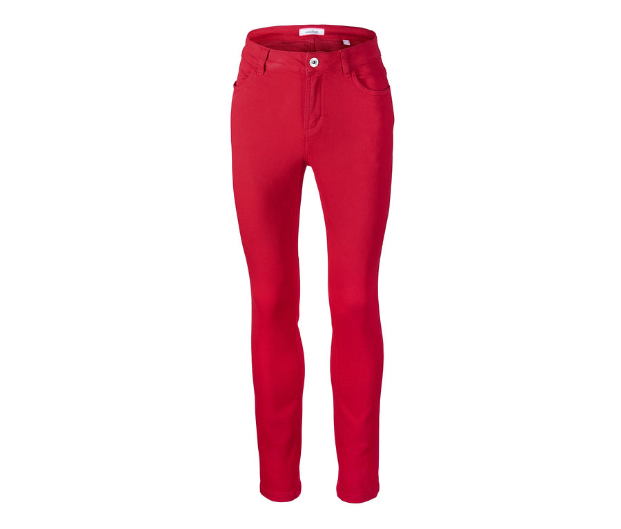 Farbige Jeans.