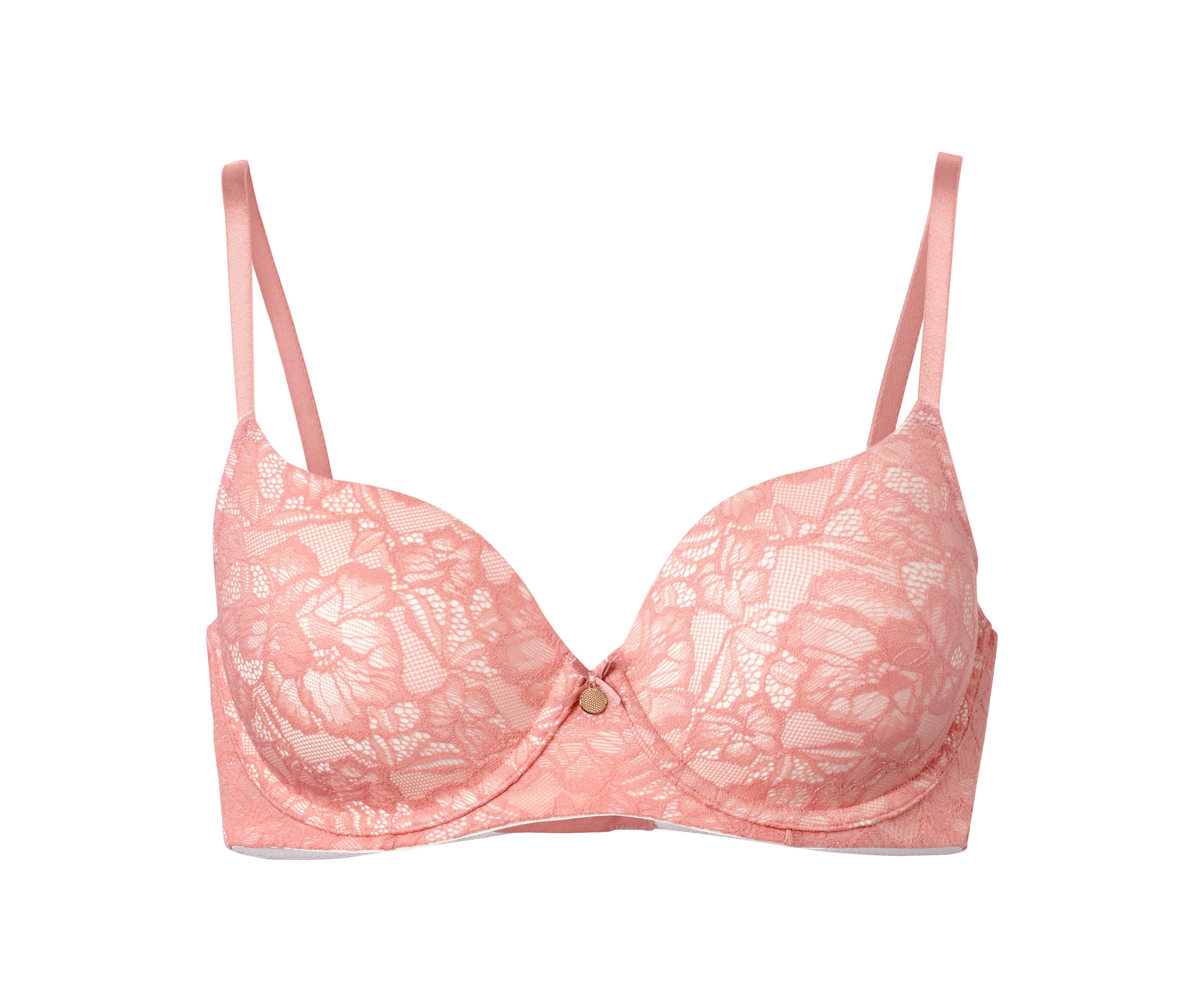 Ein rosafarbener Premium-Schalen-BH.