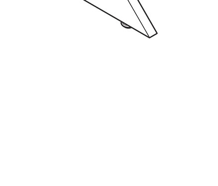 Illustration eines Vertikalbeets »JONTE« mit drei Ablageflächen.