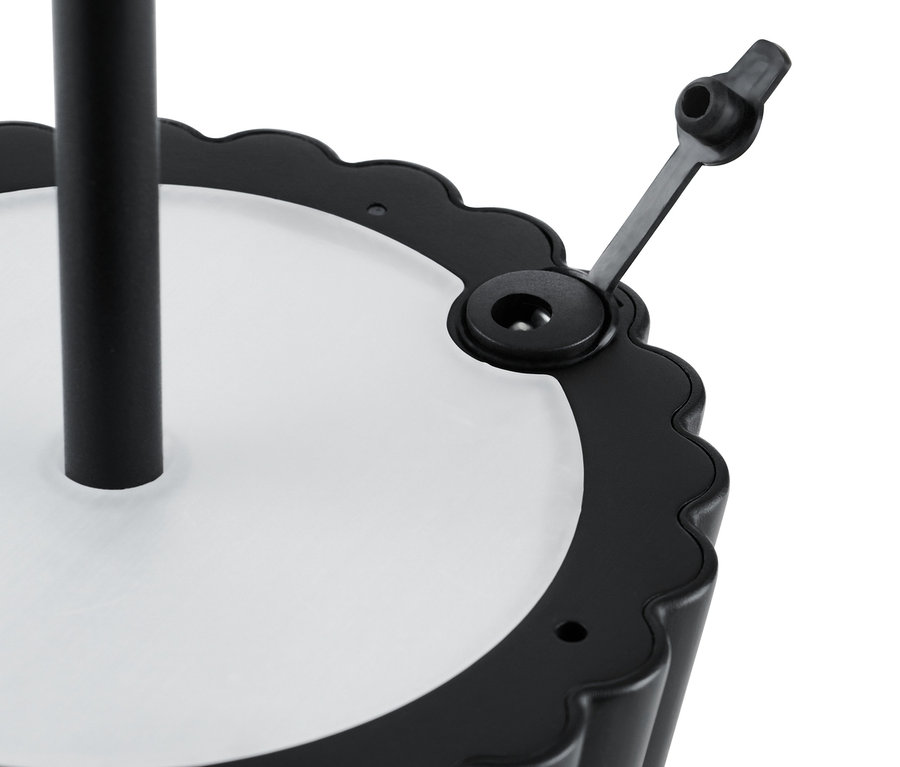 Detailaufnahme einer LED-Akku-Tischleuchte.