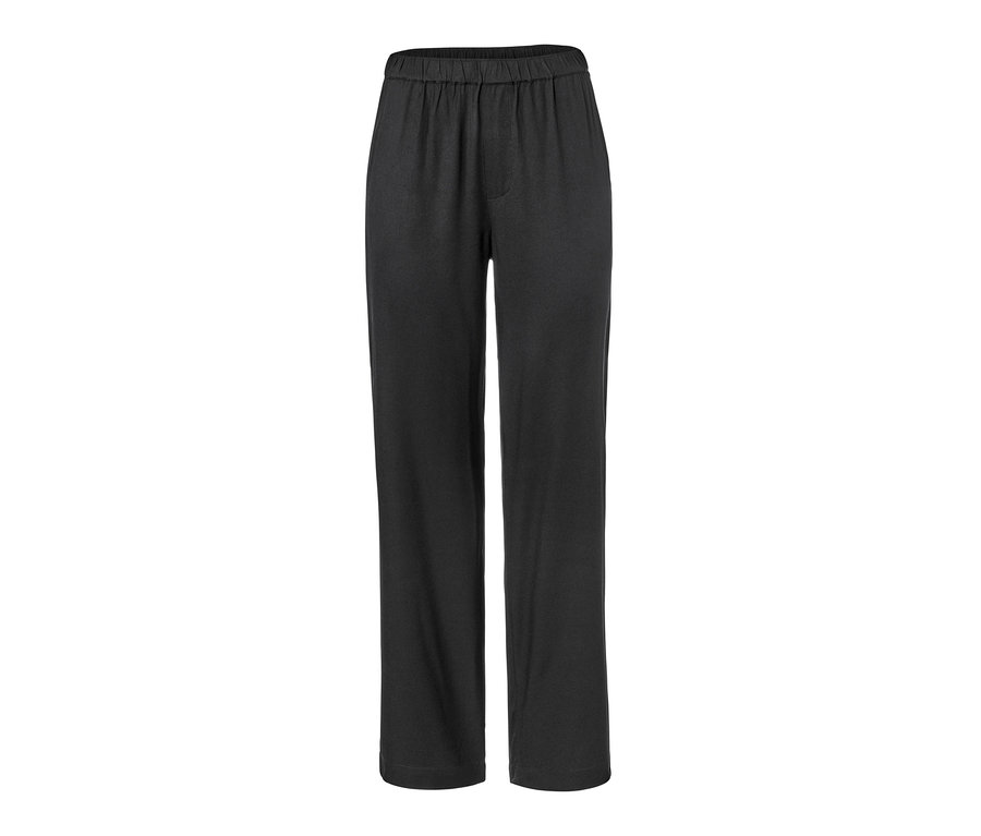 Schwarze Webhose mit Gummibund.