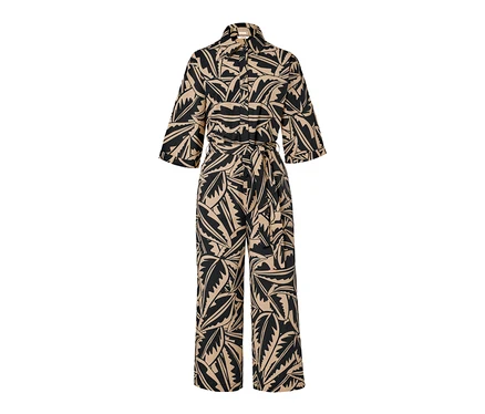 Popeline-Overall, Alloverprint.
