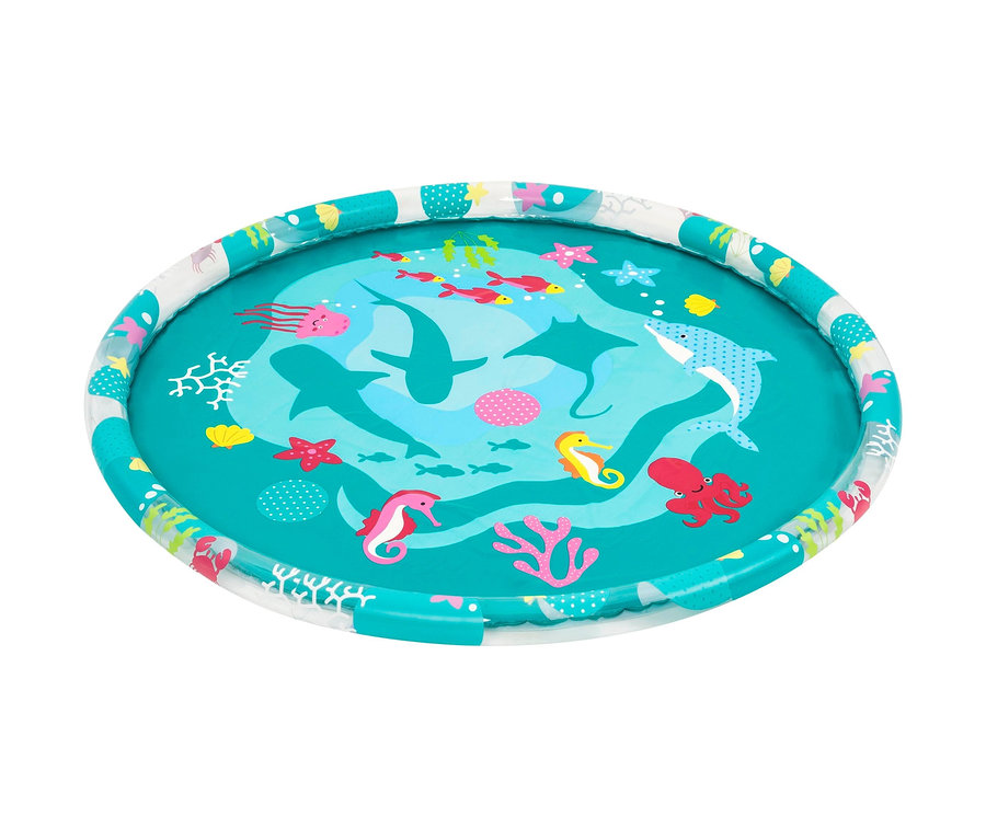 Bestway® Underwater Splash Pad mit Meeresmotiven.
