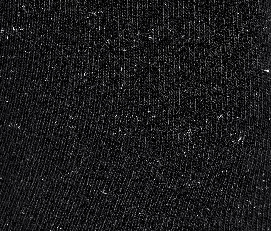 Detailaufnahme von schwarzen Strick-Strumpfhosen (2 Paar).