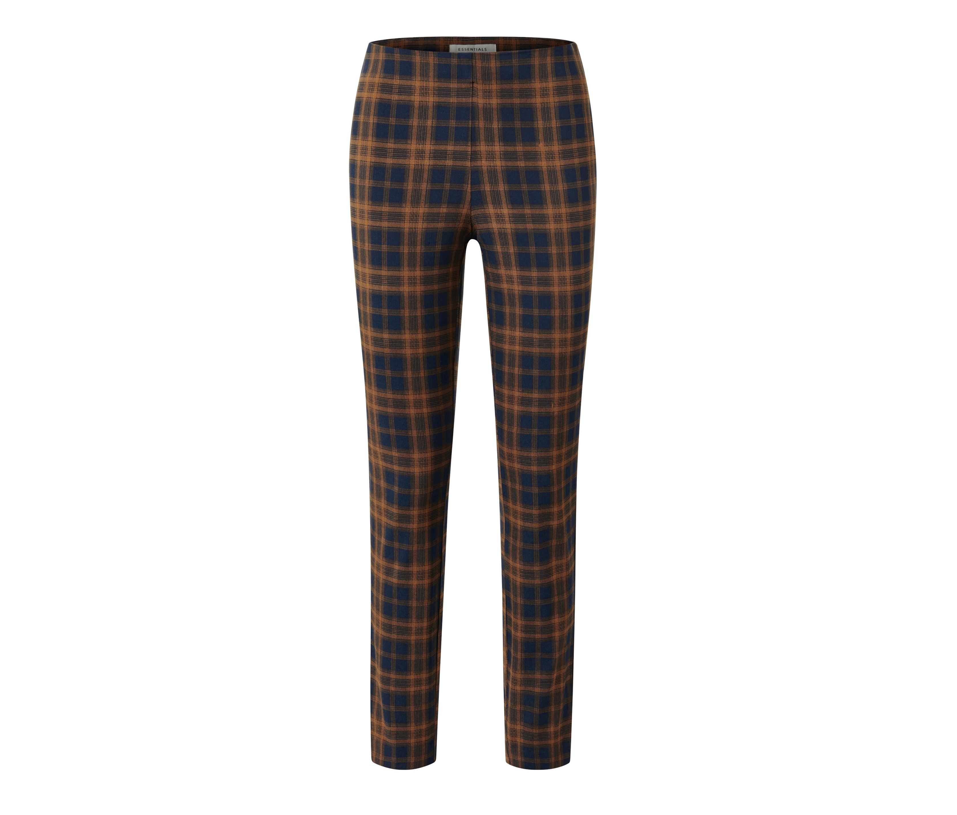 Tchibo - Stretchhose - Damen - Gr. 54 - dunkelblau/kariert