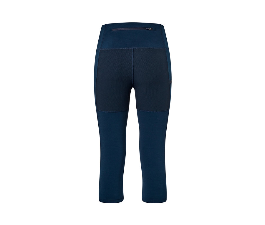 Dunkelblaue 3/4-Trekking-Tight von hinten.