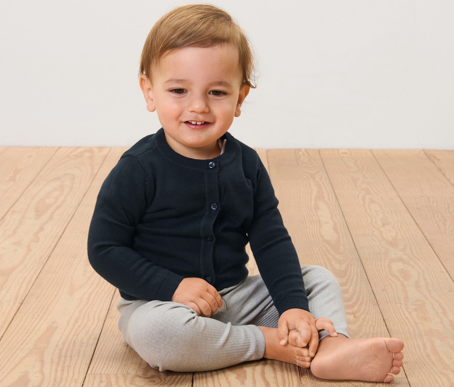 Thumbnail - Tchibo - Kinder-Strickjacke - Herren - Gr. 110/116 - dunkelblau