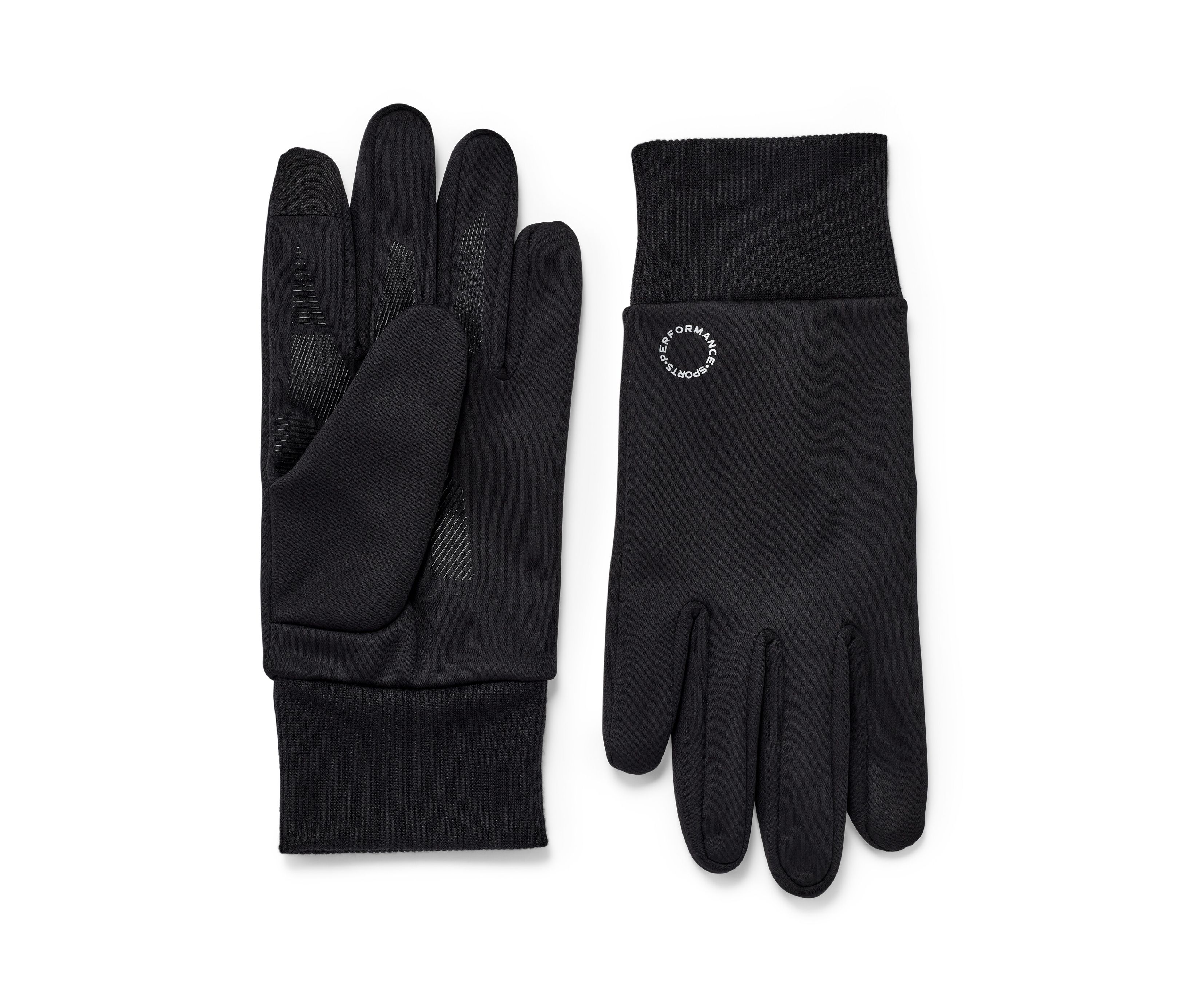 Tchibo - Windprotection-Handschuhe - Herren - Gr. 6,5 - schwarz