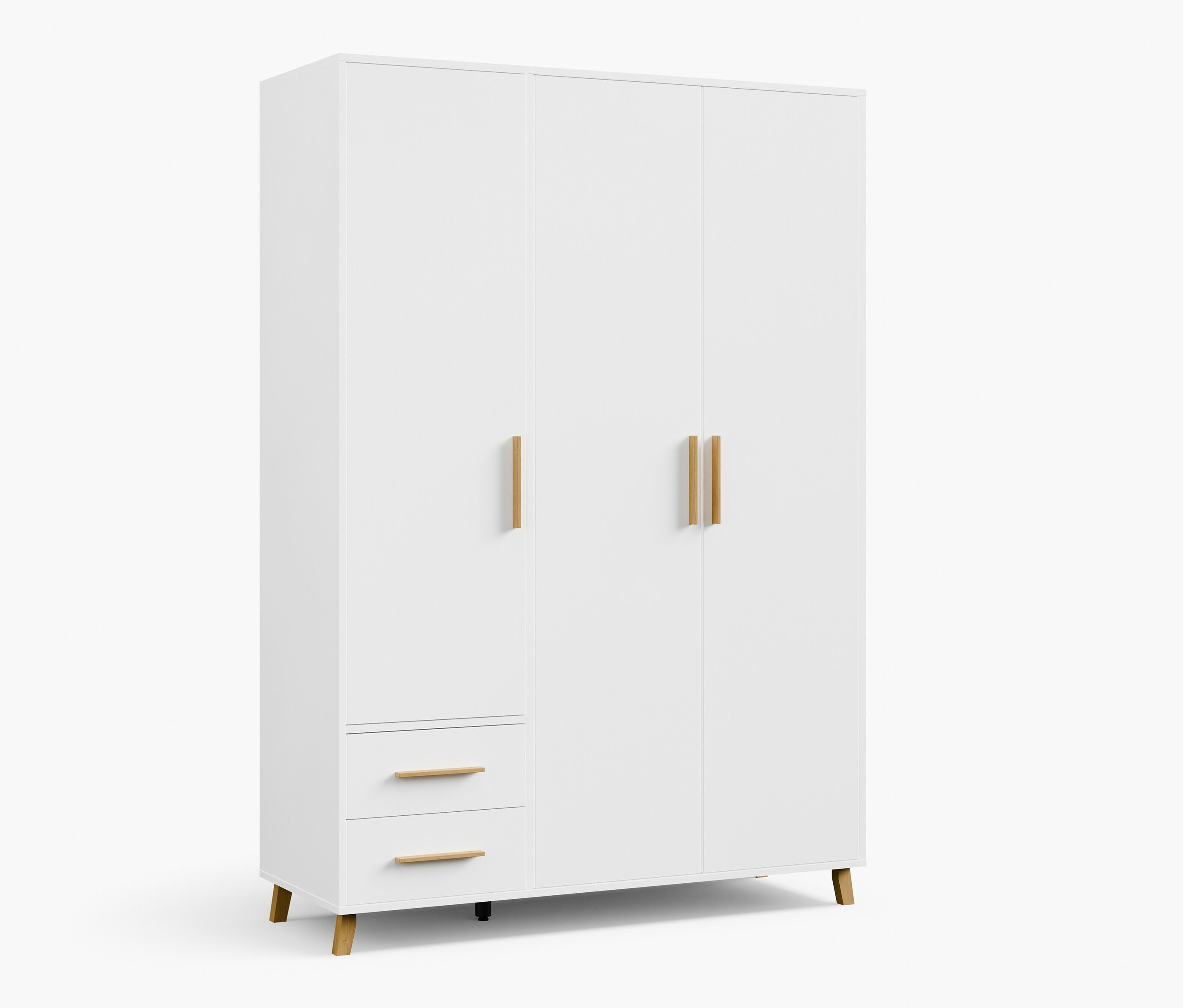 rauch Drehtürenschrank »Shinjo« - 140x53x203cm - braun - Holz