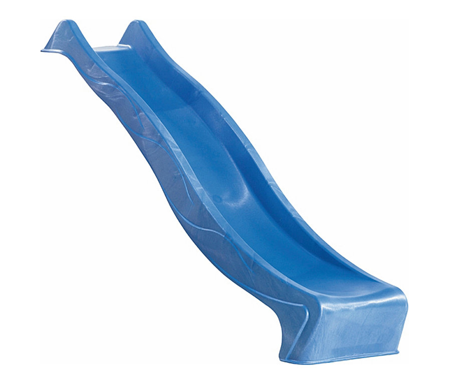 Blaue Rutsche.