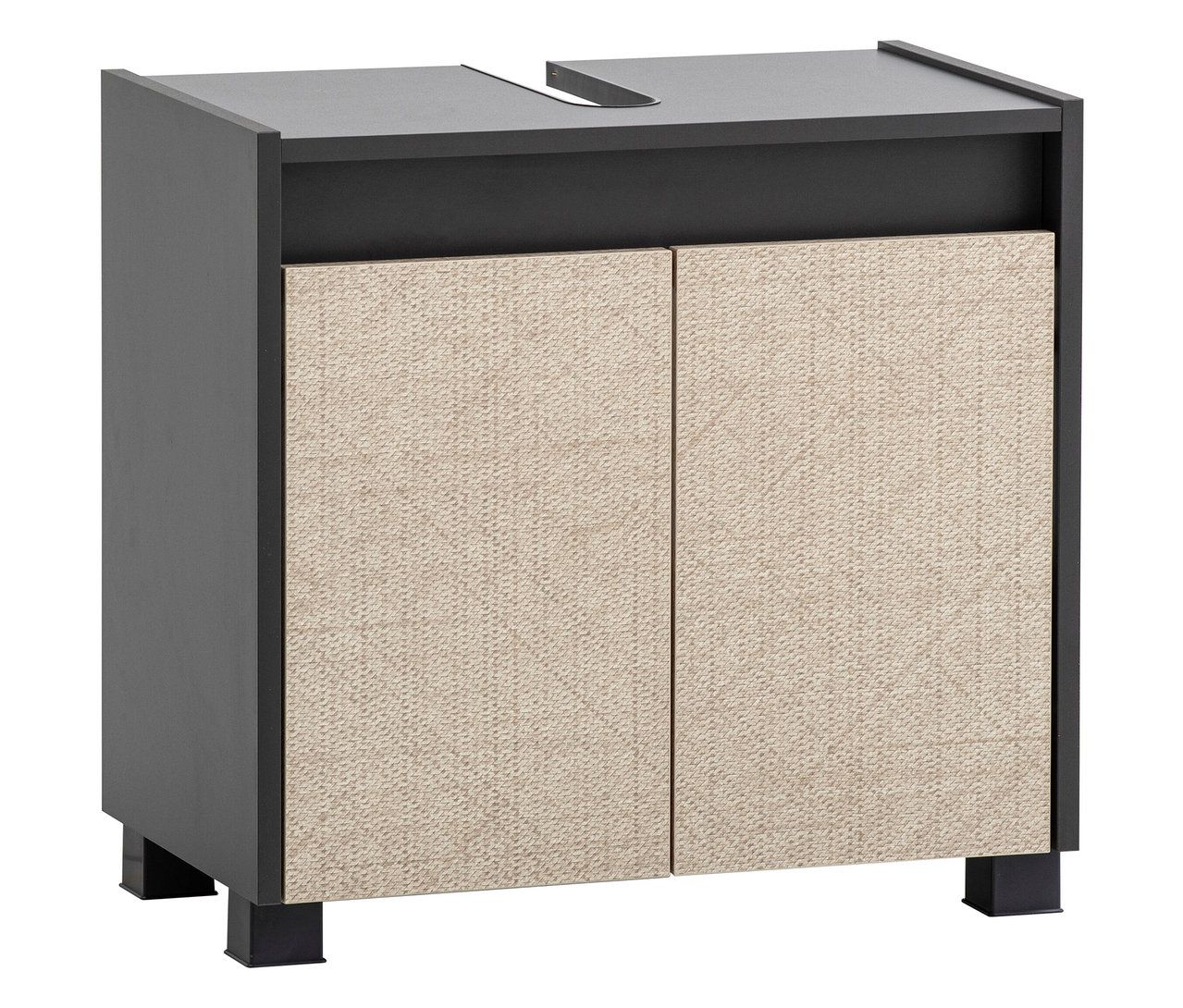 Waschbeckenunterschrank »Sander«, anthrazit/Canasta.