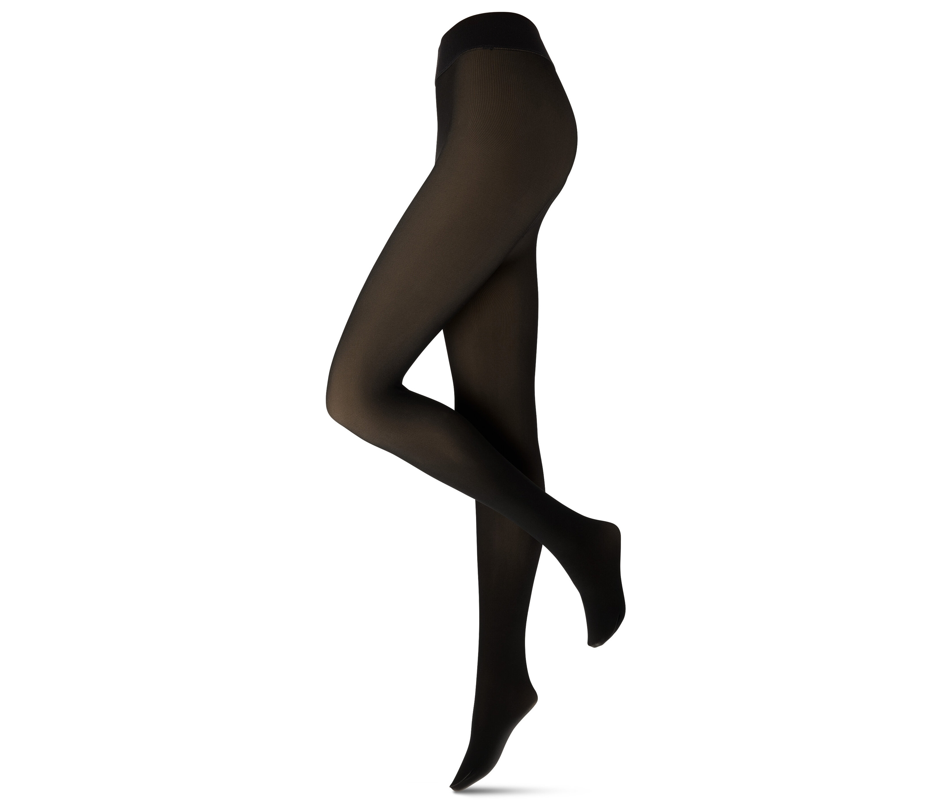 Tchibo - Gefütterte Feinstrumpfhose in transparenter Optik - Damen - Gr. XXL - schwarz