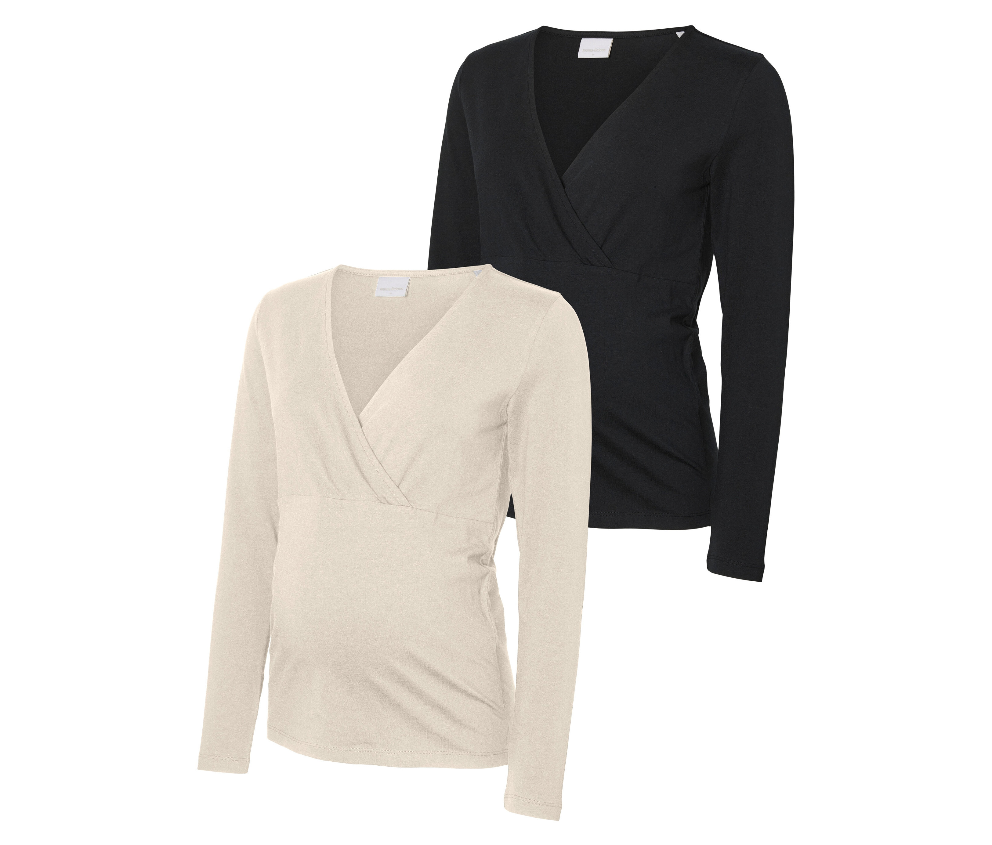 Mamalicious 2er Pack Top »Mlkerrie« - Damen - Gr. XL - braun