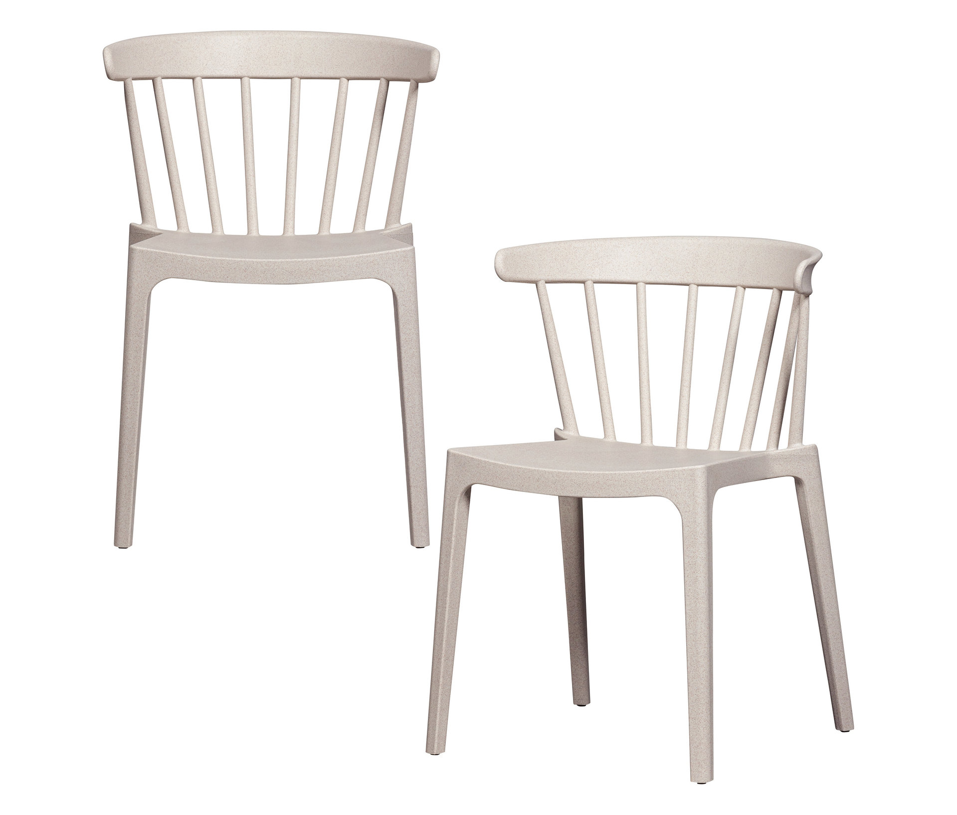 Tchibo - Woood 2 Gartenstühle - 52x53x75cm - weiß -