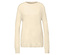 Beiger Street One Strickpullover mit Rollkante.
