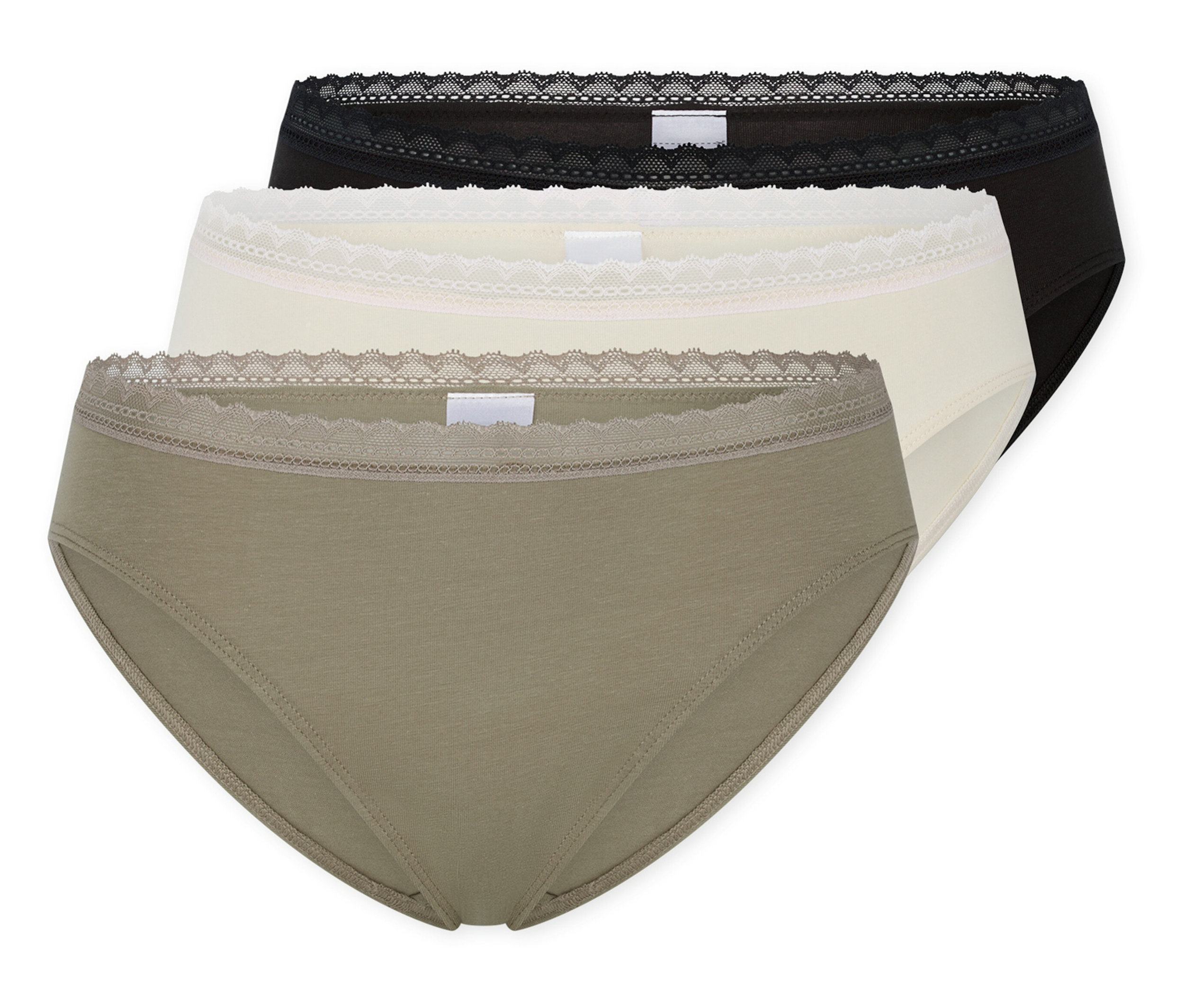 Rio-Slips - Damen - Gr. 38 - schwarz - schwarz