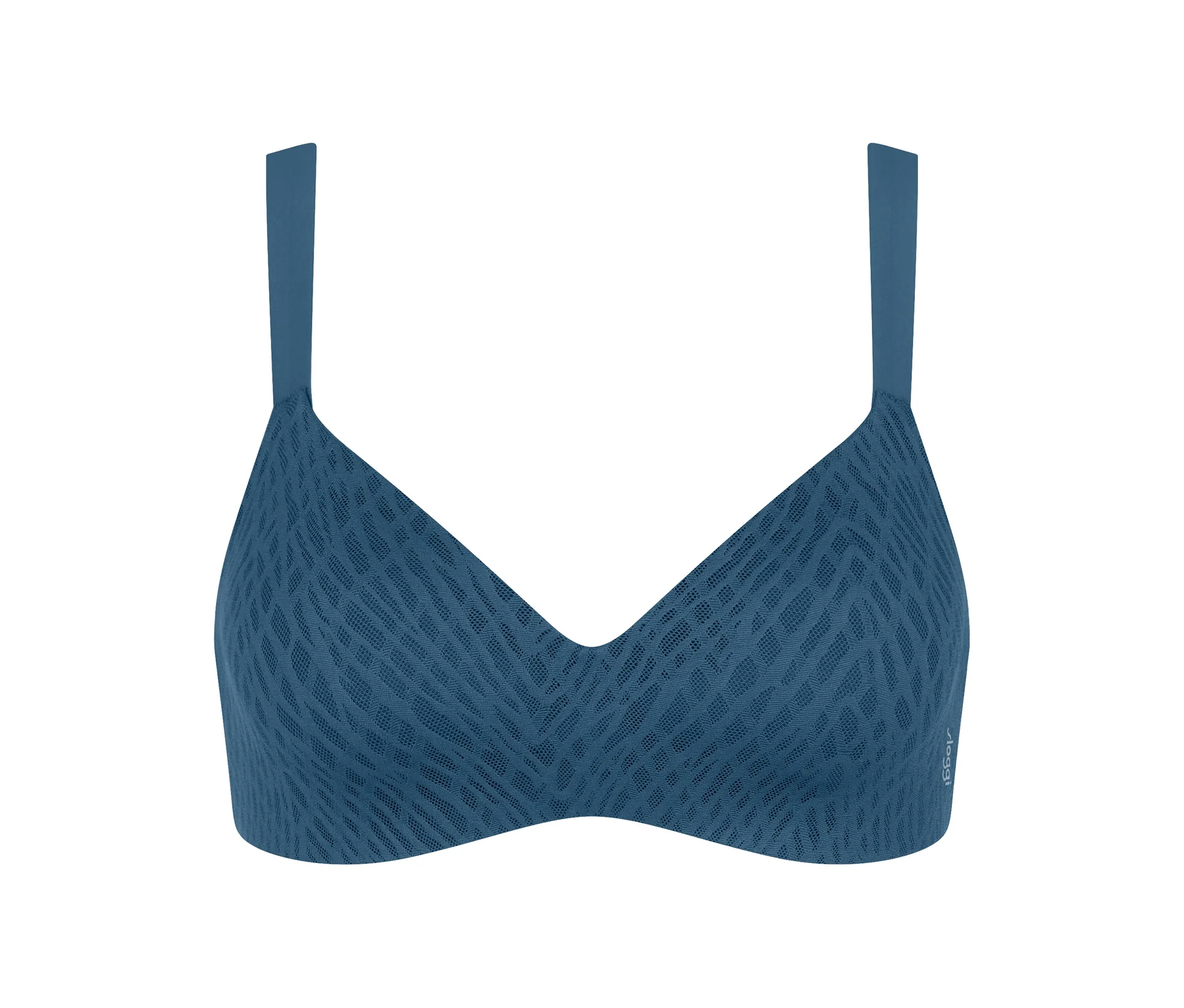 Sloggi Damen Blau Bügelloser Bh "Zero Feel Bliss The Up", Gr. Xl, N-Gr, (Smoky ), Spitze, Obermaterial: 46% Polyester, 41% Polyamid, 13% Elast... - Bild 3