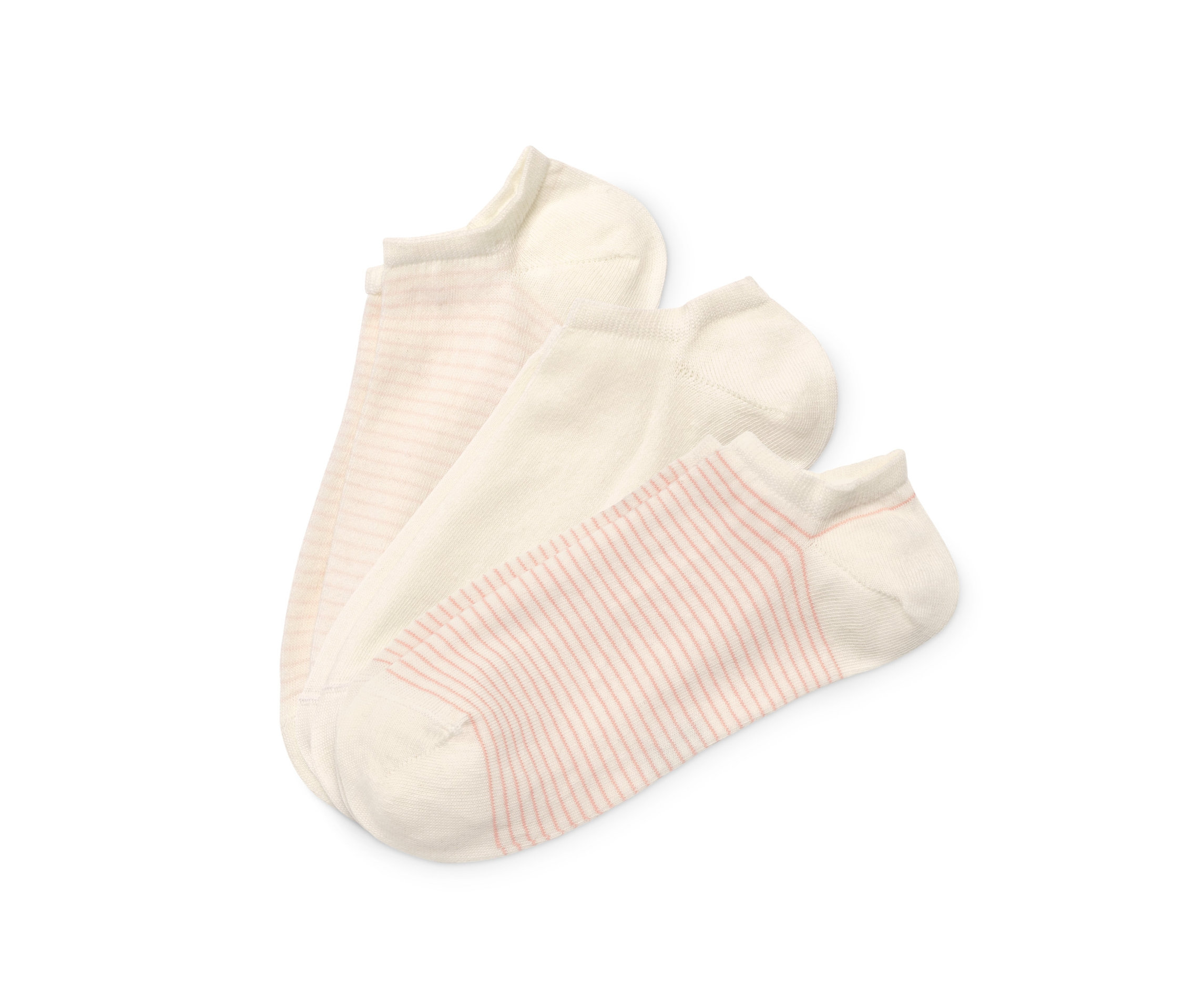 Drei Paar Sneakersocken.