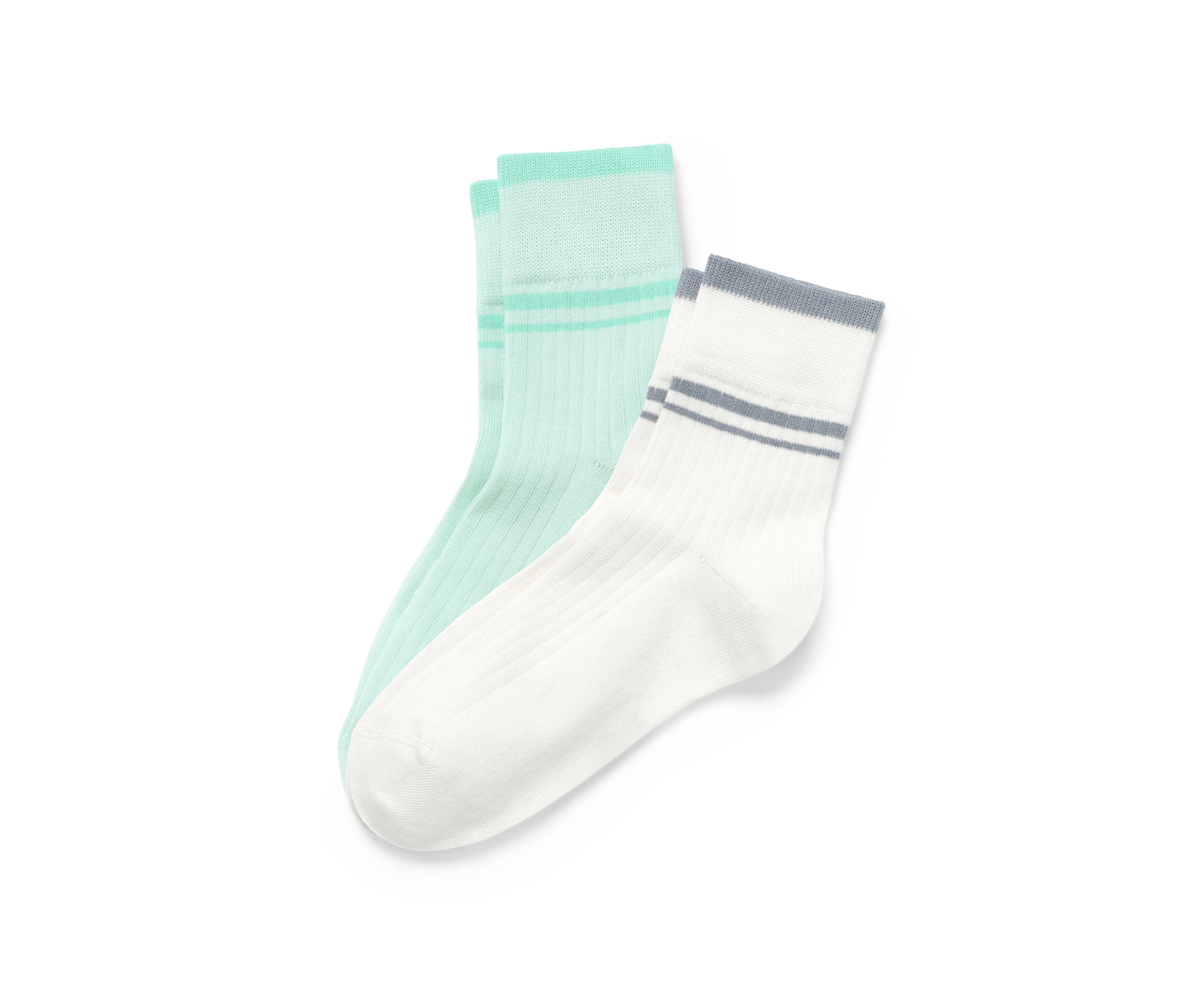 Zwei Paar Sportsocken.