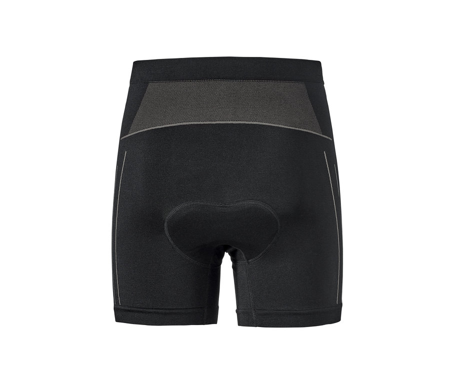 Schwarze Radunterhose.