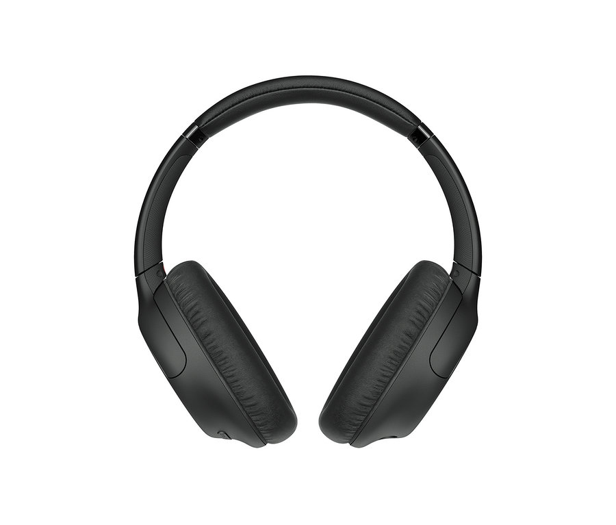 Schwarze, kabellose Sony Over-Ear-Lifestyle-Kopfhörer »WH-CH 710NB« auf weißem Hintergrund.