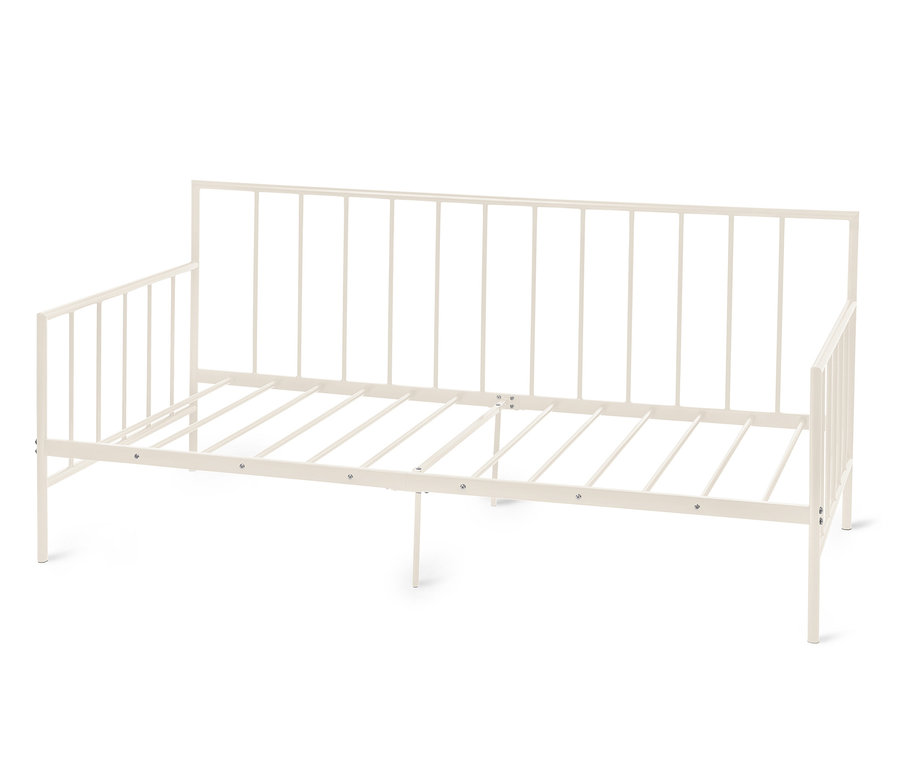 Daybed, ca. 90 x 200 cm mit Metallgestell.