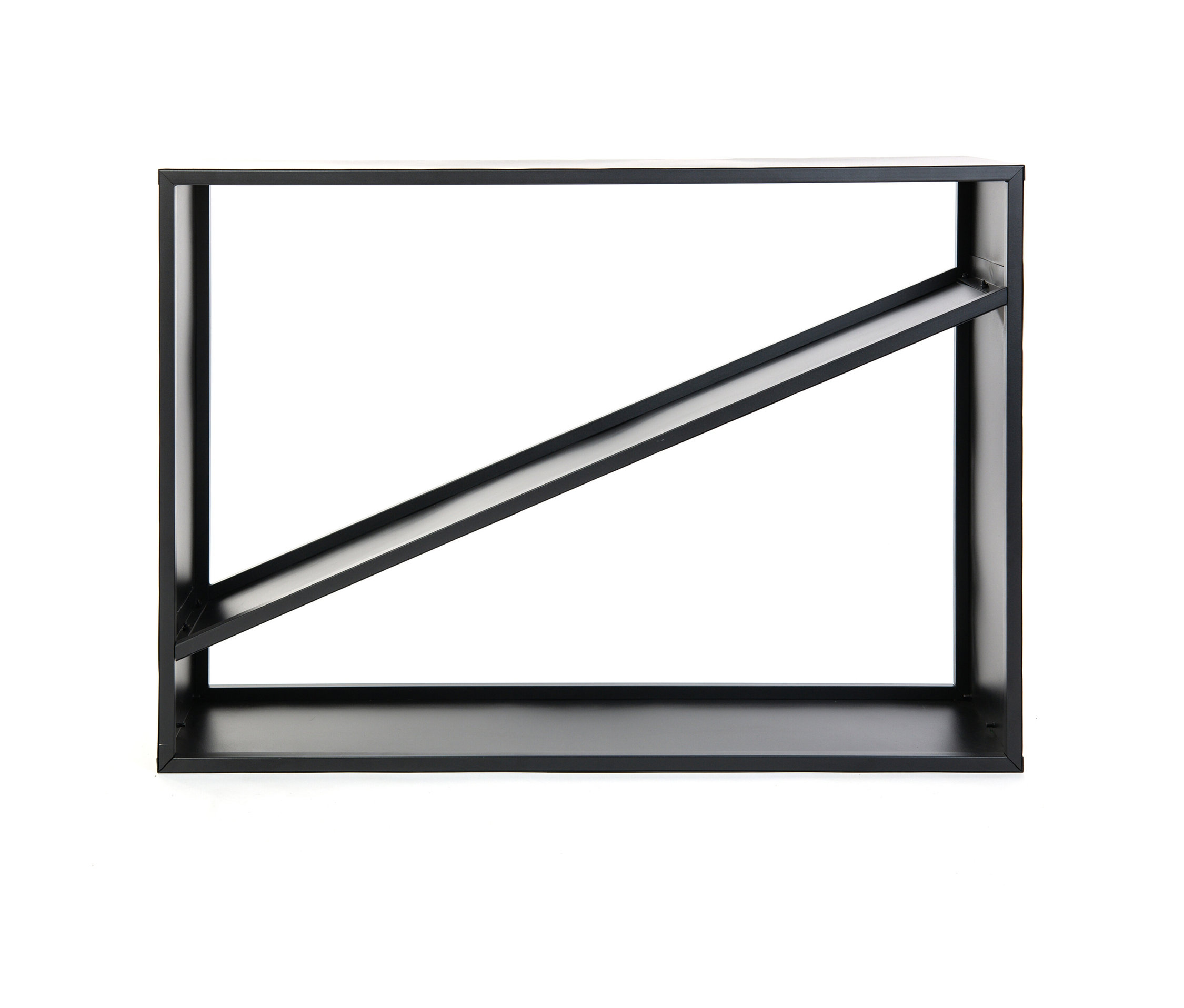Tchibo - Kaminholzregal - 114,5x35x80cm - schwarz -