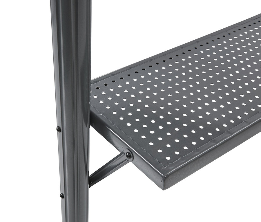 Detailansicht eines Profi-Grillpavillon, XXL.