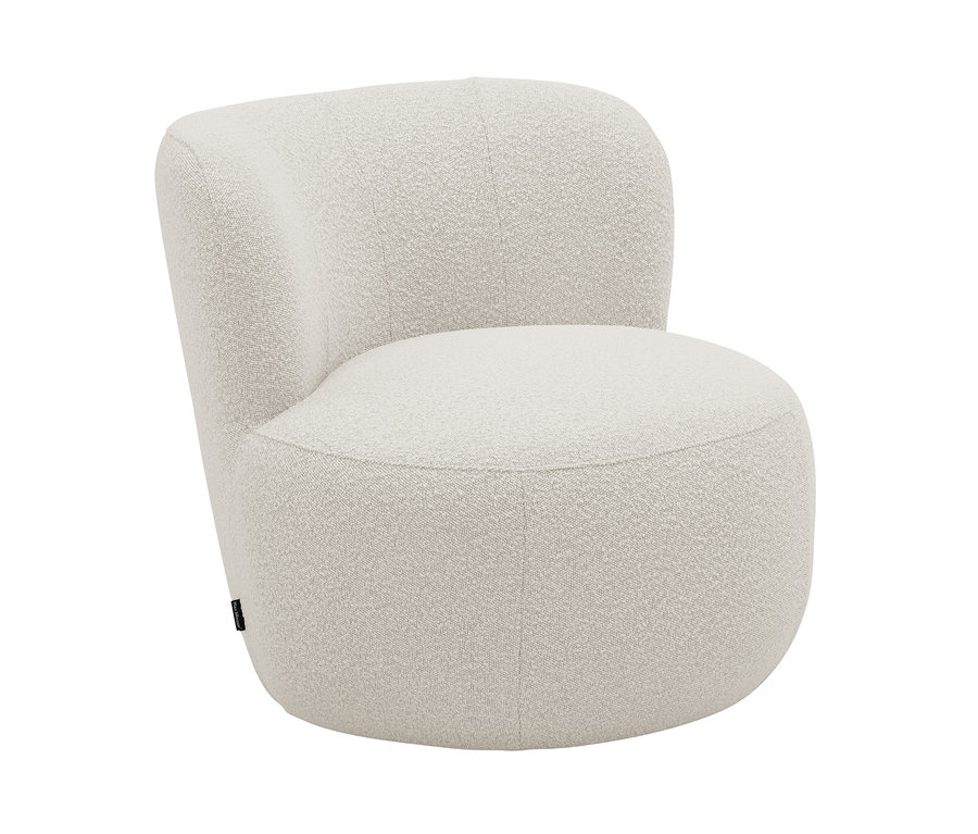 Cremefarbener Sessel »Plum«.