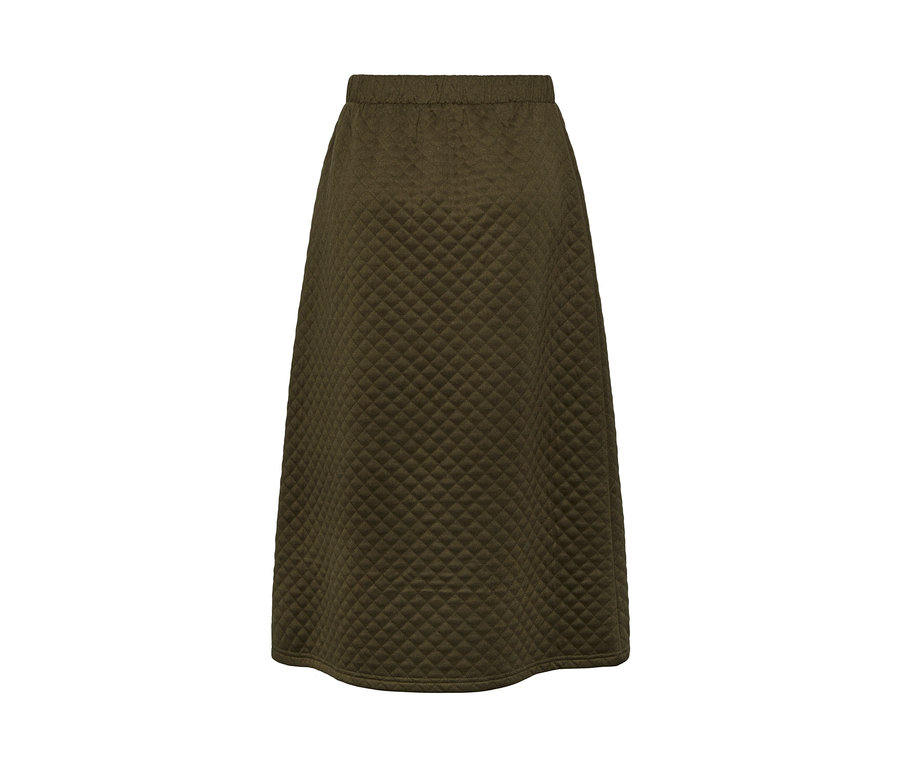 Ein Rock in Steppoptik.