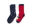 2 Paar Kleinkind-Antirutsch-Socken, Rentier - Rentier
