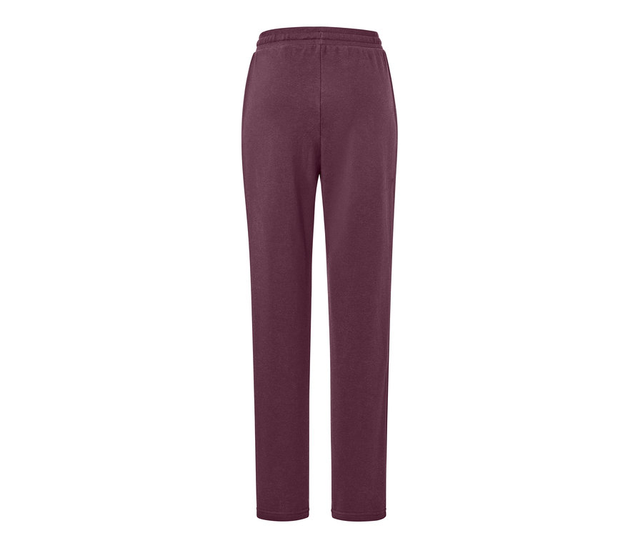Loungewear-Hose, aubergine.