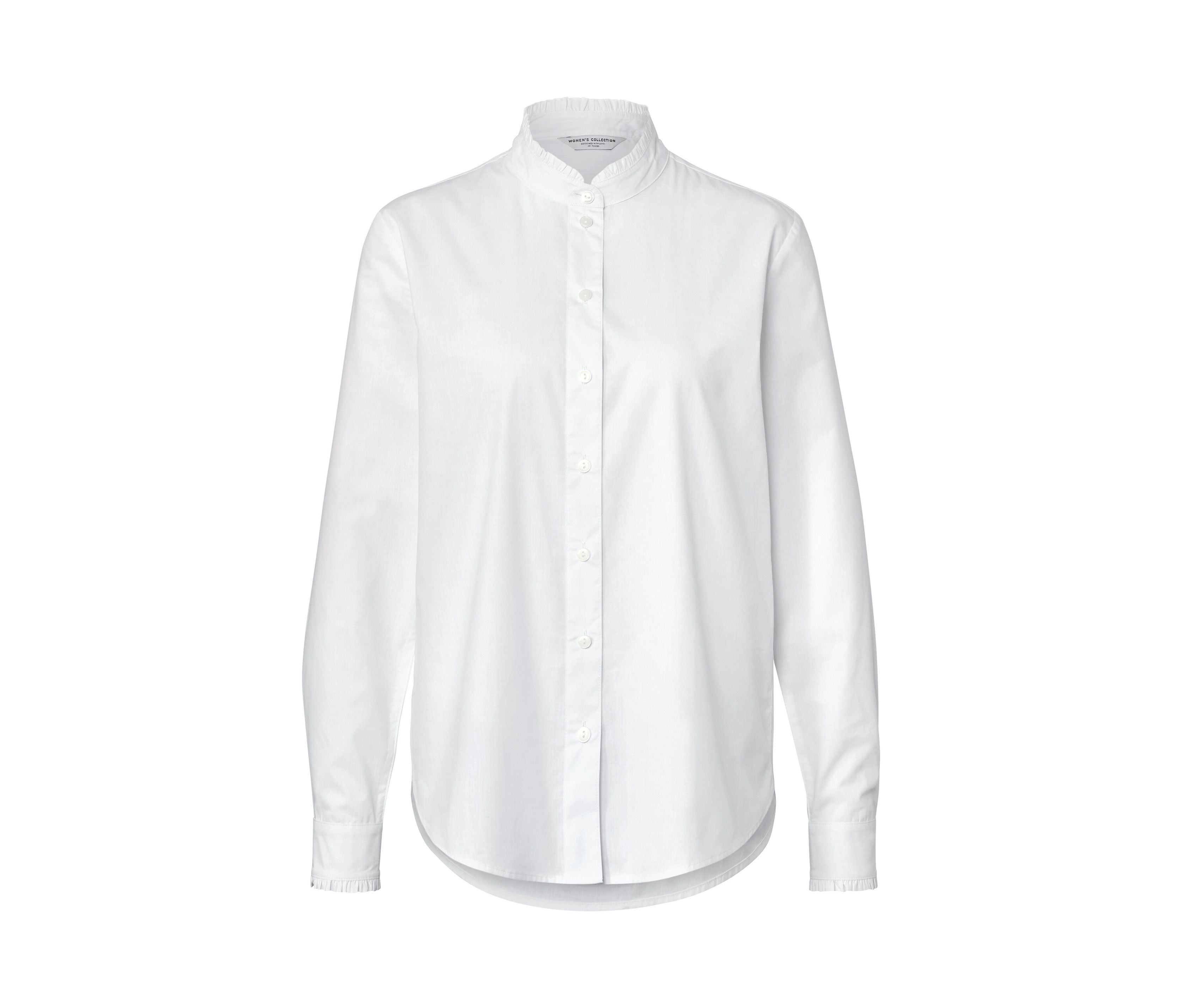 Tchibo - Bluse mit Rüschendetail - Damen - Gr. 42 - weiß