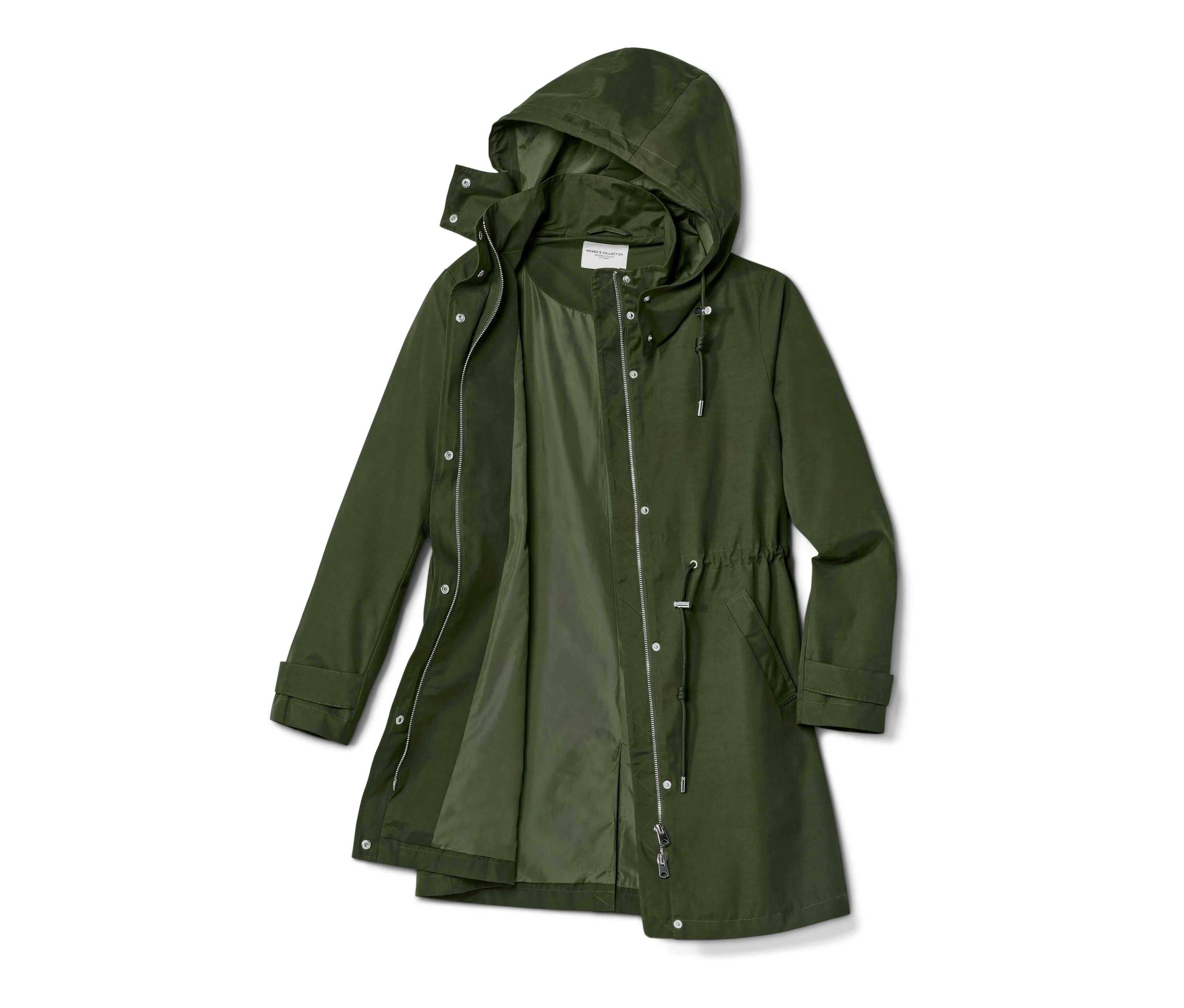 Thumbnail - Tchibo - Parka mit Kapuze - Damen - Gr. 46 - dunkelgrün