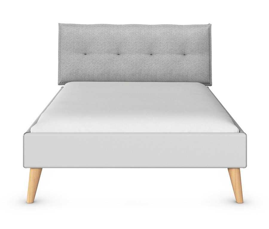 rauch Bett »Skandi«, 140 x 200 cm, seidengrau.