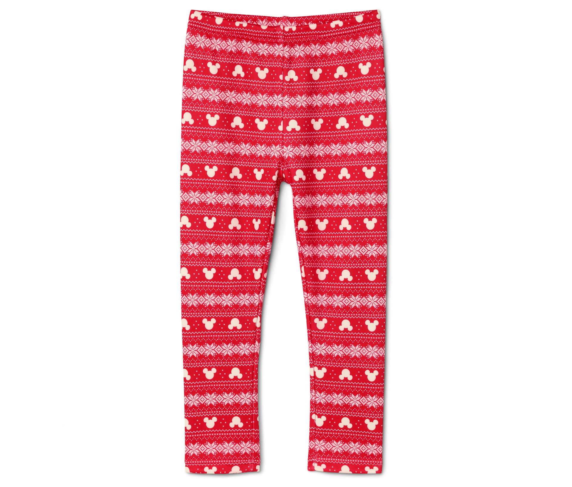 Tchibo - Kinder-Thermo-Leggings »Mickey Mouse« - Mädchen - Gr. 98/104 - weiß - Polyester / Baumwolle