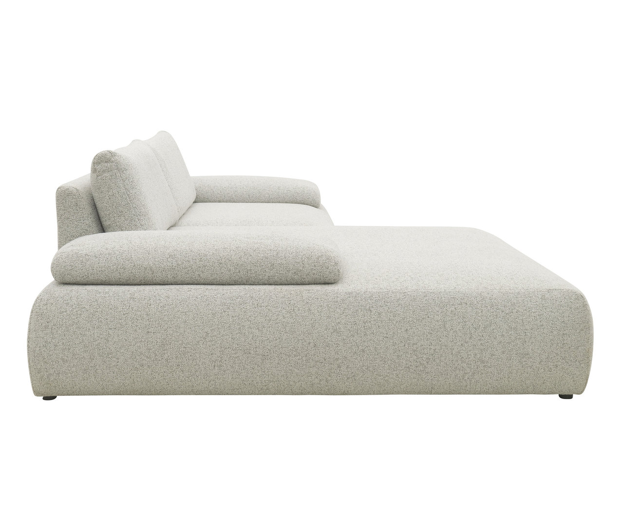 DOMO Ecksofa »Bela«, links, mit Armlehne und Staufach.