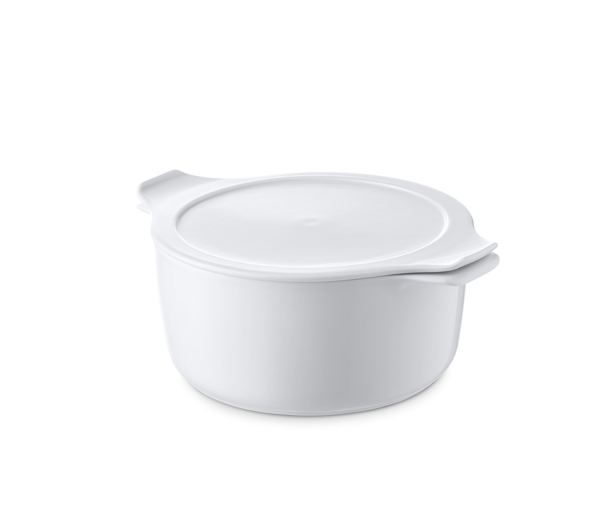 Weißer Eschenbach-Porzellan Kochtopf »Cook and Serve«, Ø ca. 20 cm mit Deckel.
