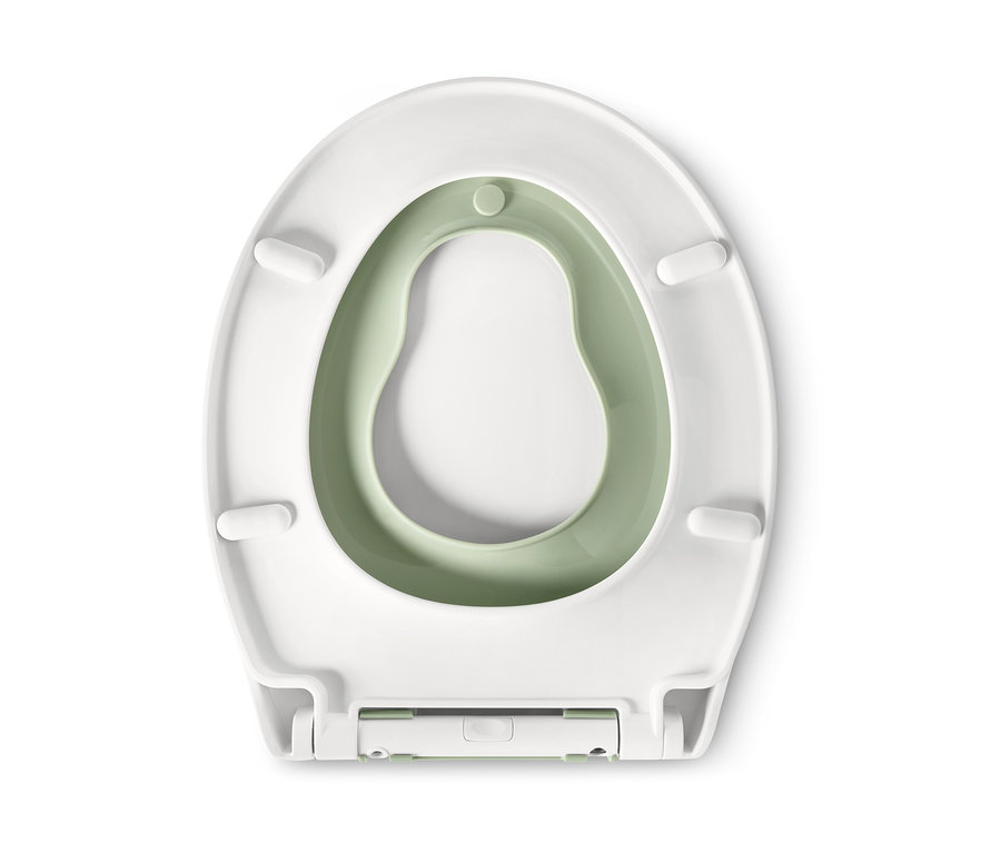 Weißer WC-Sitz »Family« mit Absenkautomatik.