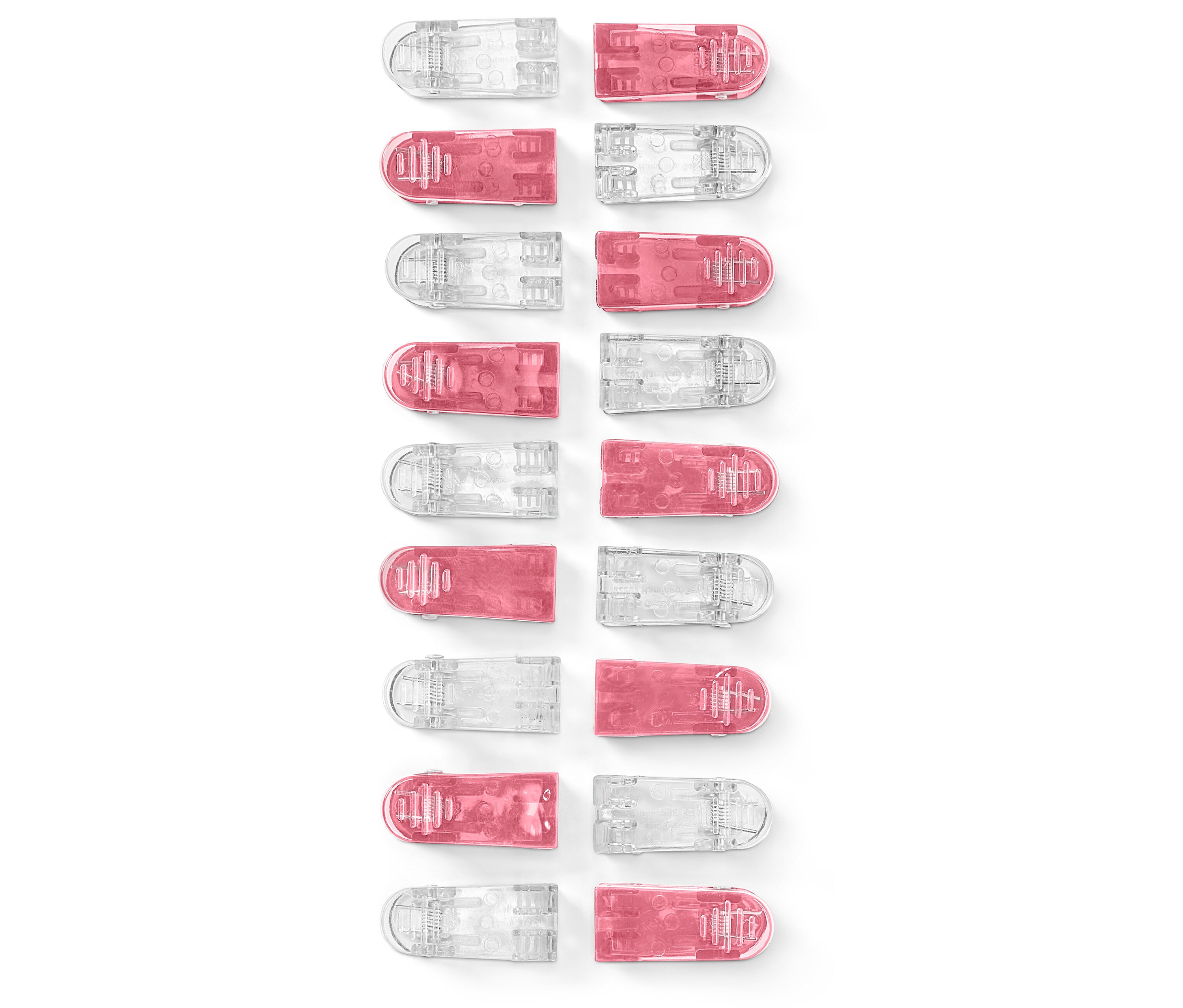 Tchibo - 20 Stoffklammern - rosé