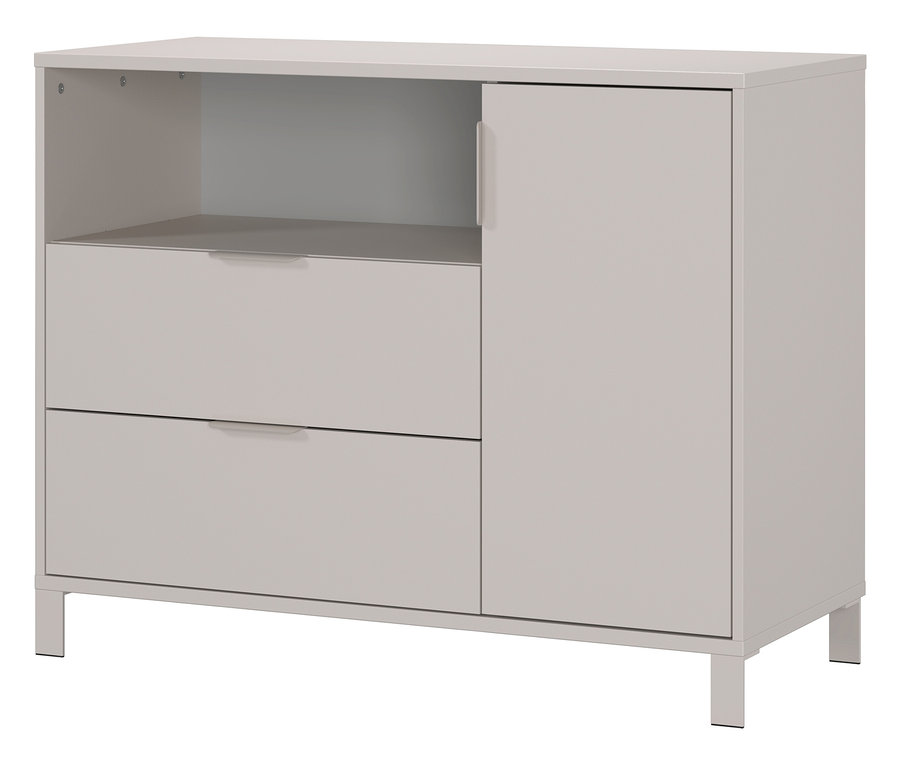 Set »Alkmaar« breit, Kommode und Wickelaufsatz.