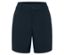 Dunkelblaue Softshell-Funktionsshorts.