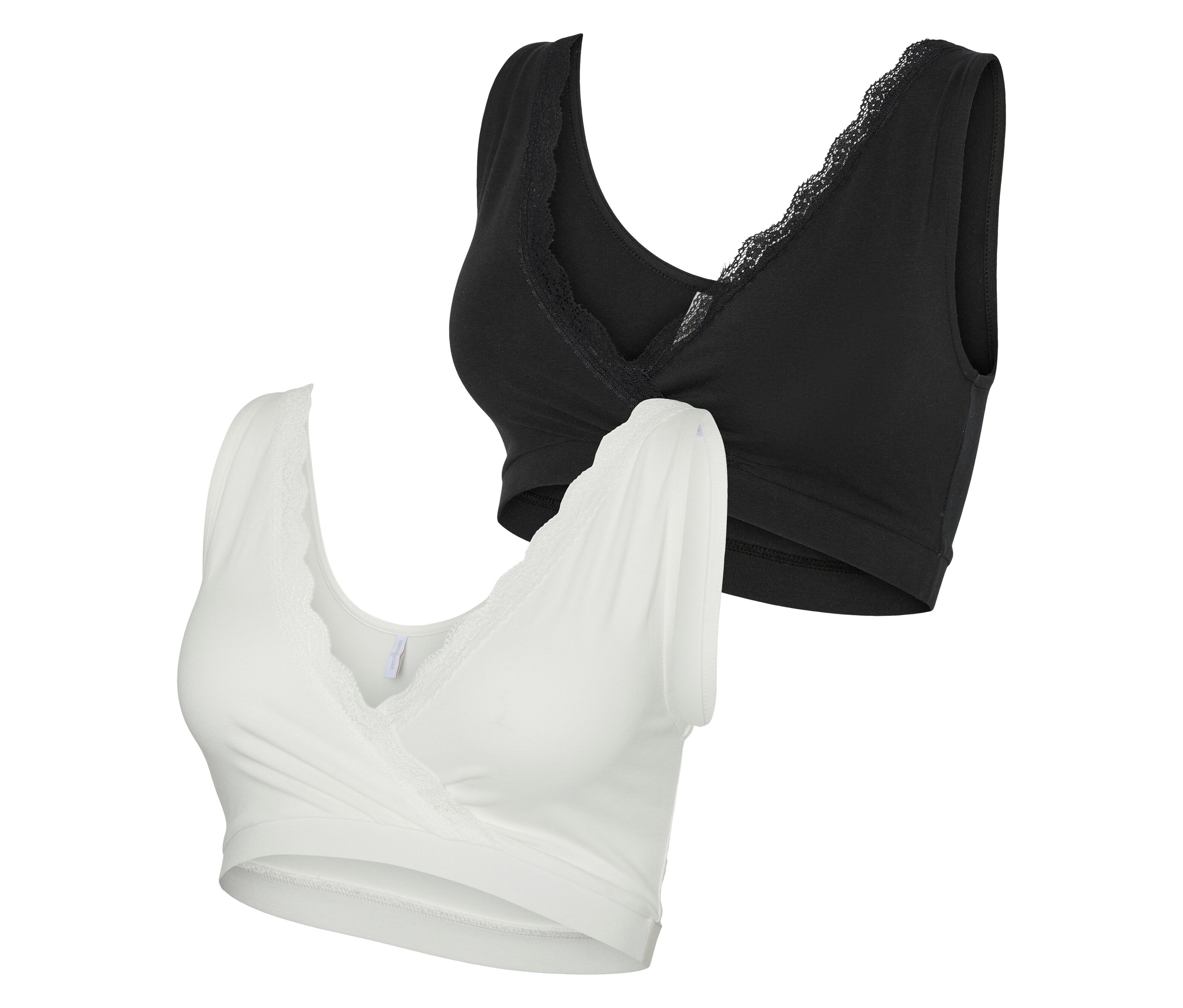 Mamalicious 2er Pack Schwangerschafts-BH »Mlhelena« - Damen - Gr. XS - schwarz