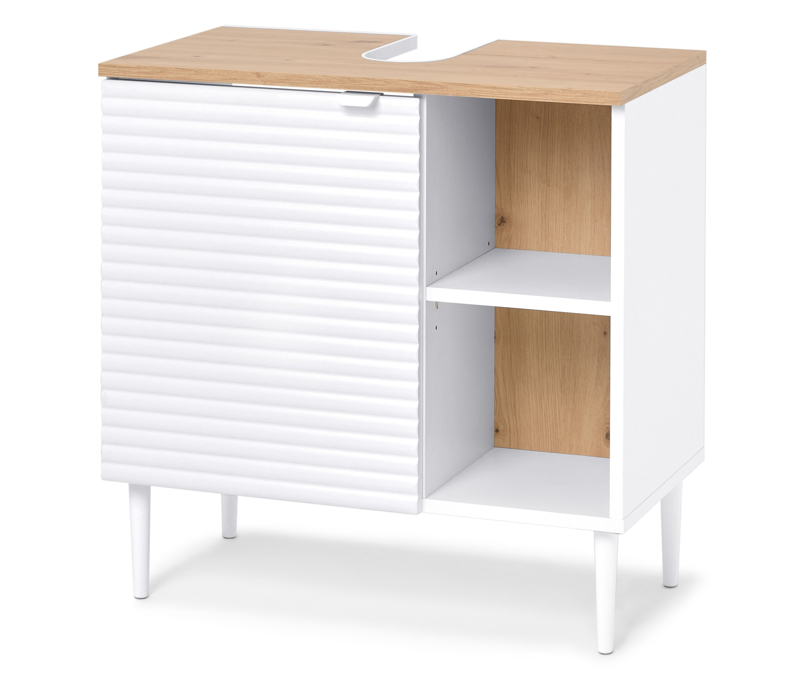Tchibo - Waschbeckenunterschrank »Sonari« mit Tür - 65,2x37,1x68,6cm - braun -