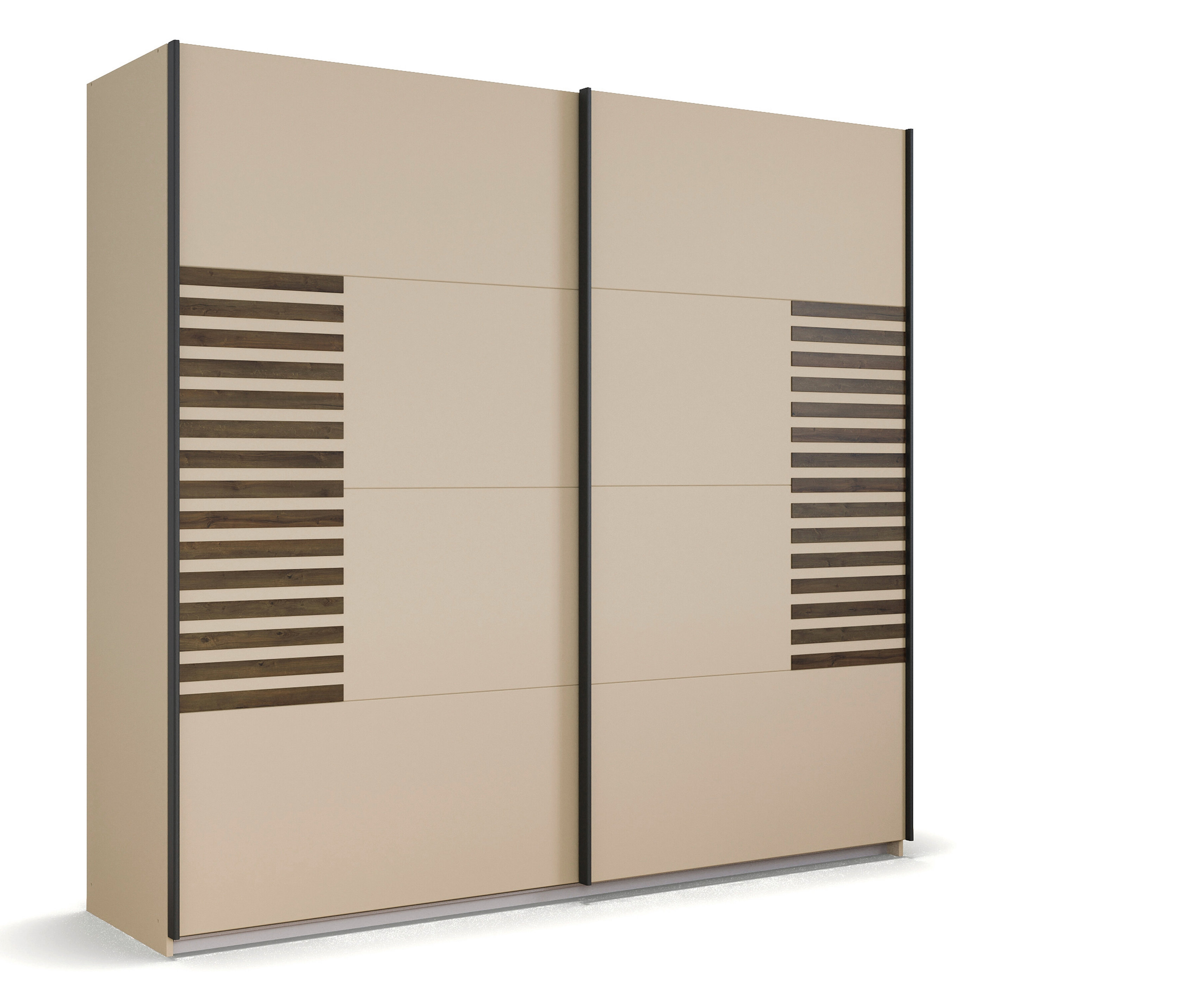 Rauch Kleiderschrank »Barea« - 226x62x210cm - Beige - Holz / Holz
