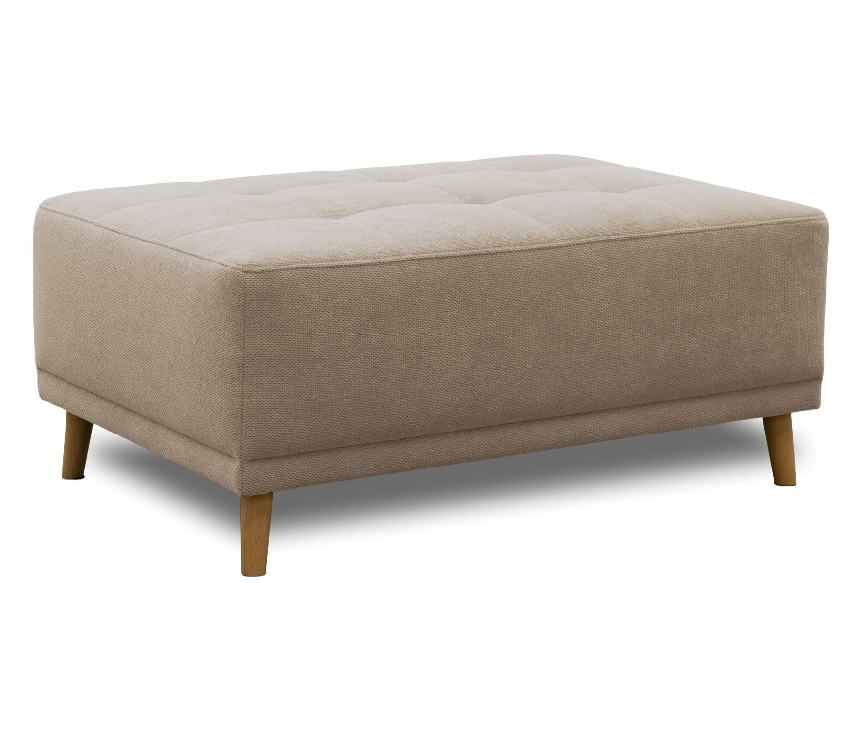 Domo Hocker »Helsingborg« - 104x73x44cm - braun - - Polyester / Holzwerkstoffe